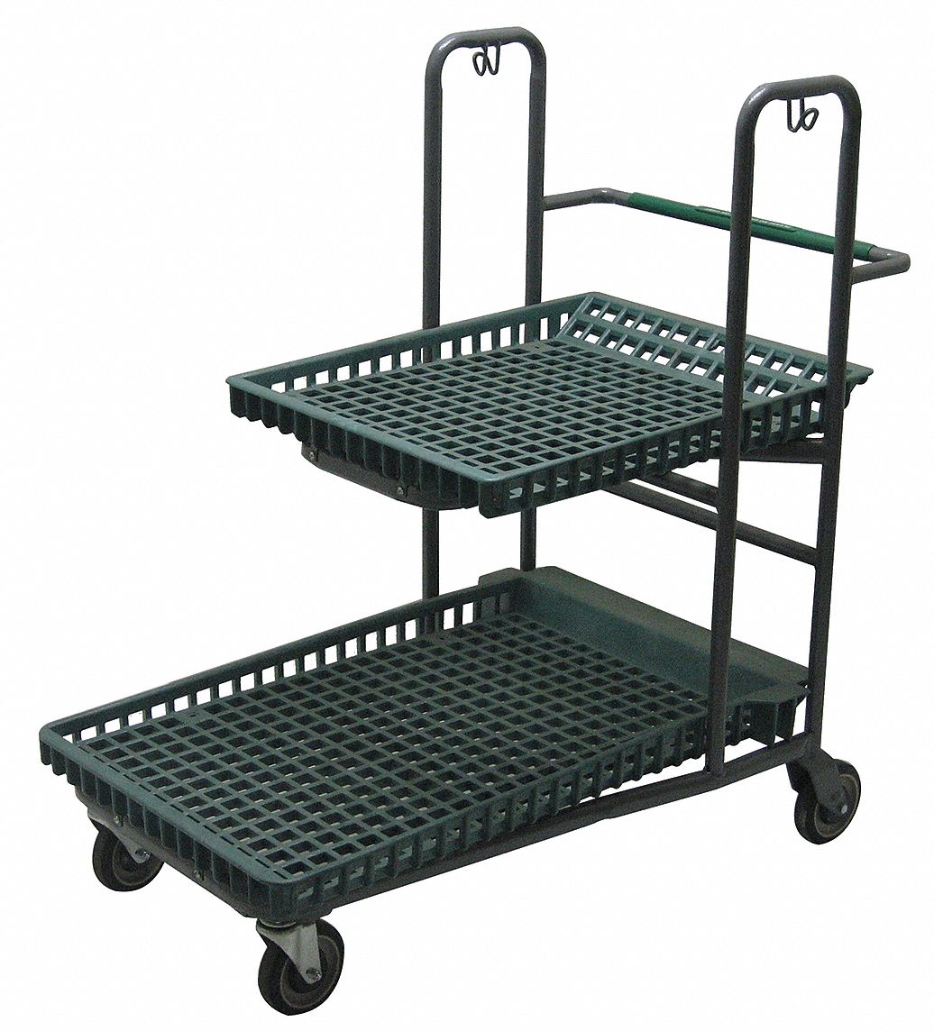 Garden Cart, 600 lb., 40 In. L, 44 In. H