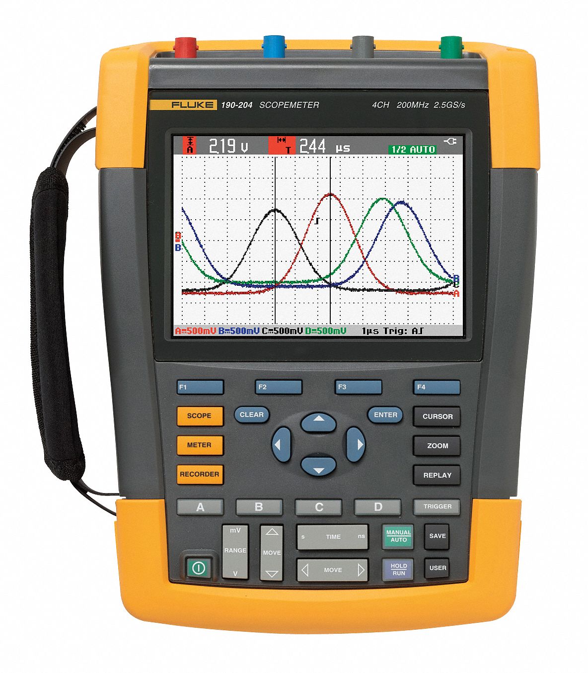 Oscilloscope Kit, 200 MHz, 2.5 GS/s