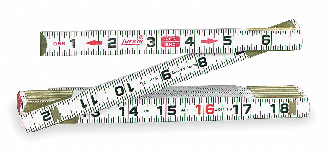 Rule, Folding, Wood