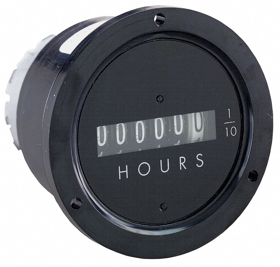 Hour Meter, 120 Vac