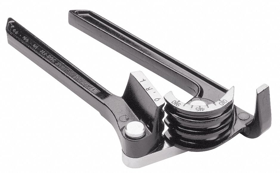 Tube Bender, 3/16, 1/4, 5/16, 3/8 OD, 8 1/4 L