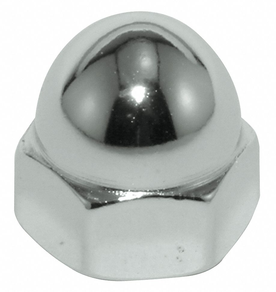 Acorn Nut, Extra Low Crown, 5/8-11, Pk 2