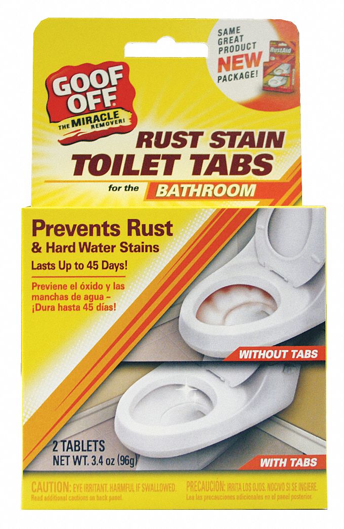 Toilet Tablets, 1.7 Oz., Pk 2
