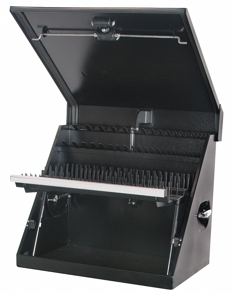 Top Chest, 26 Wx17-3/8 Dx21-1/2 H, Stl, Blk