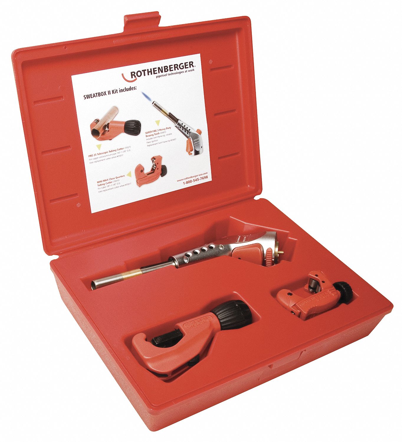 Soldering Kit, Gas, Swirl-Flame Tip
