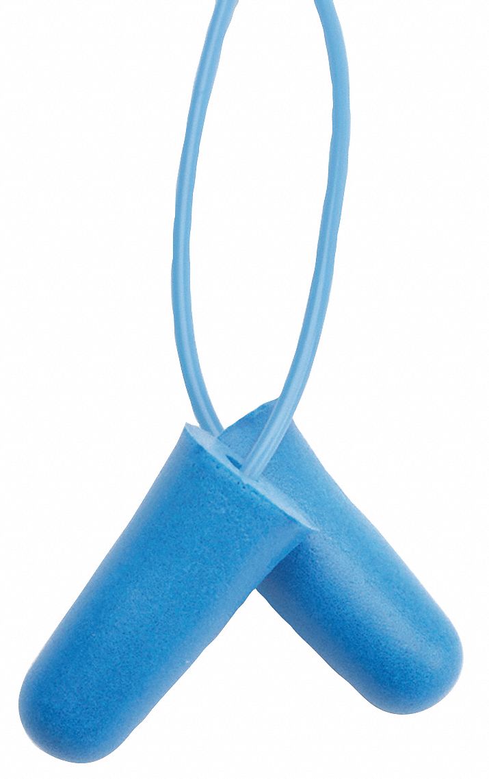 Ear Plugs, 31dB, Corded, Met Det, Univ, PK100