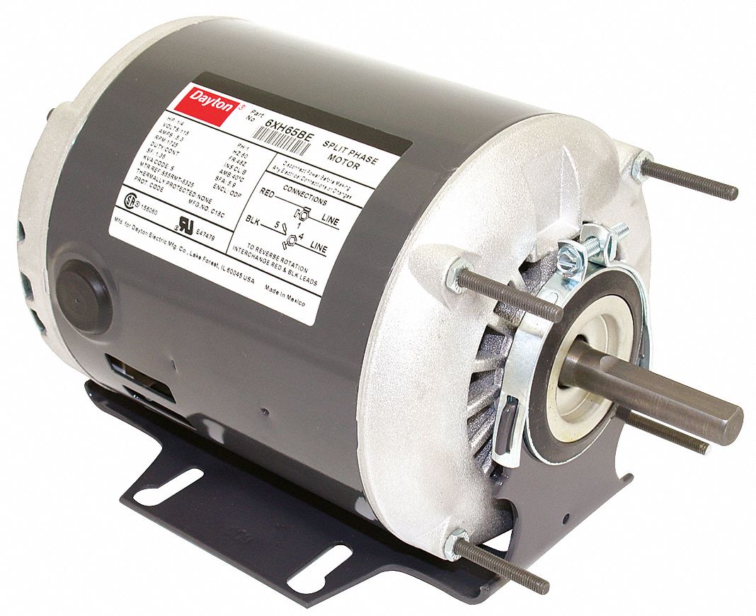 GP Mtr, Split Ph, ODP, 1/4 HP, 1725 rpm, 48Z