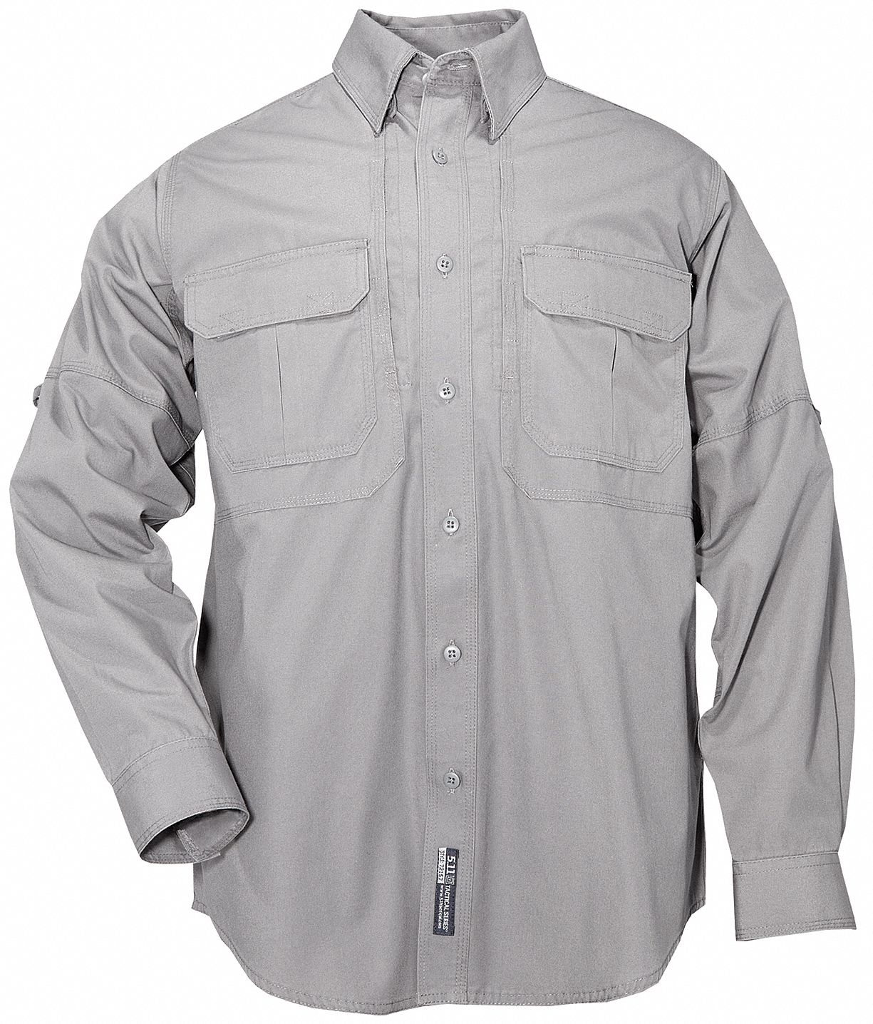 Woven Tactical Shirt, Gray, 2XL