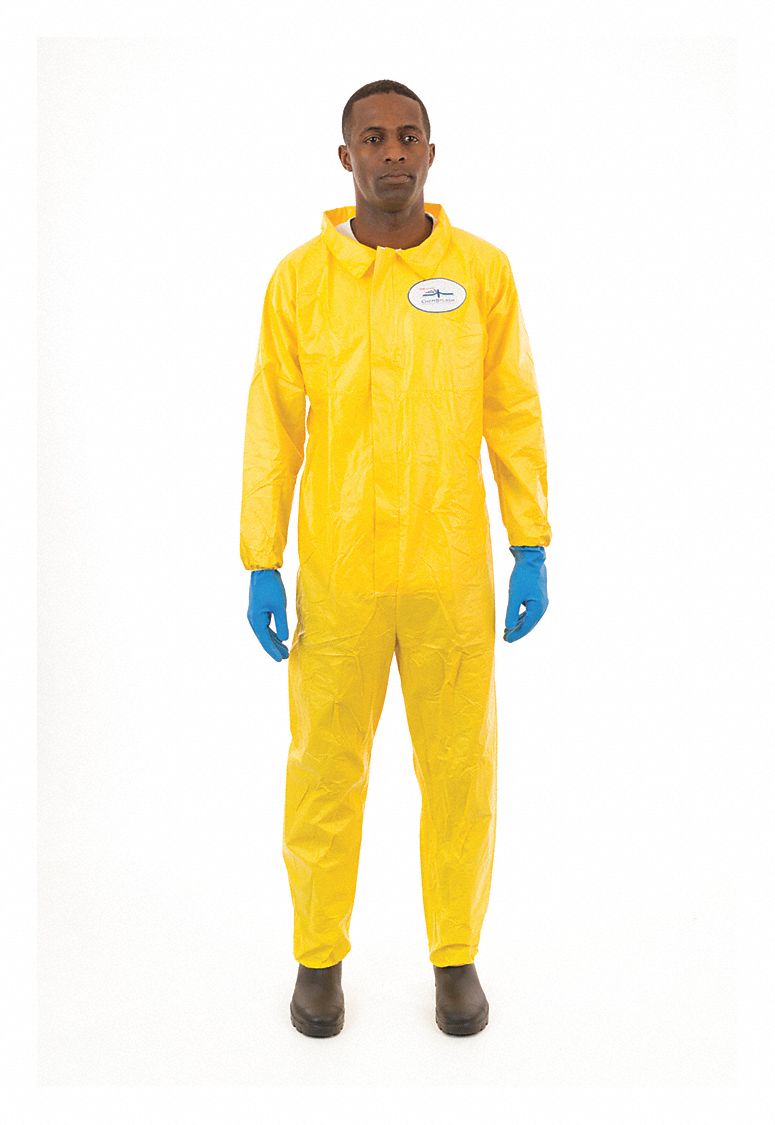 Chemsplash 1(R), Yellow, Elastic, 4XL, PK 12