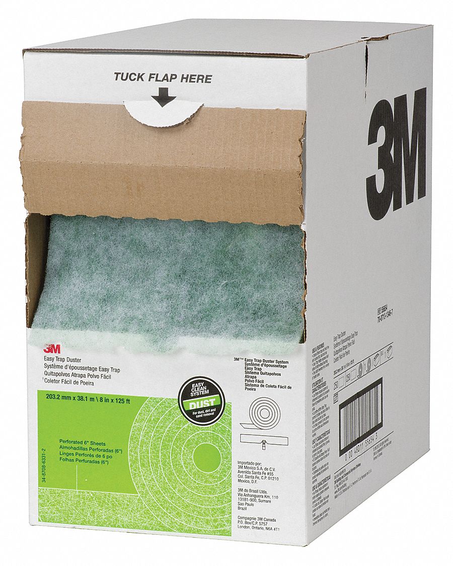 Disposable Dust Cloth, 8 In x 125 Ft