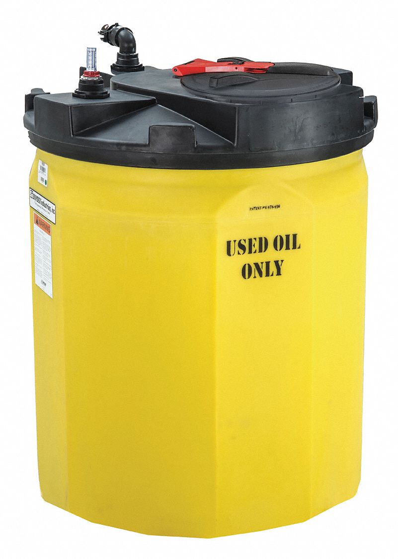 Storage Tank, Closed Top, Vertical, 360 Gal