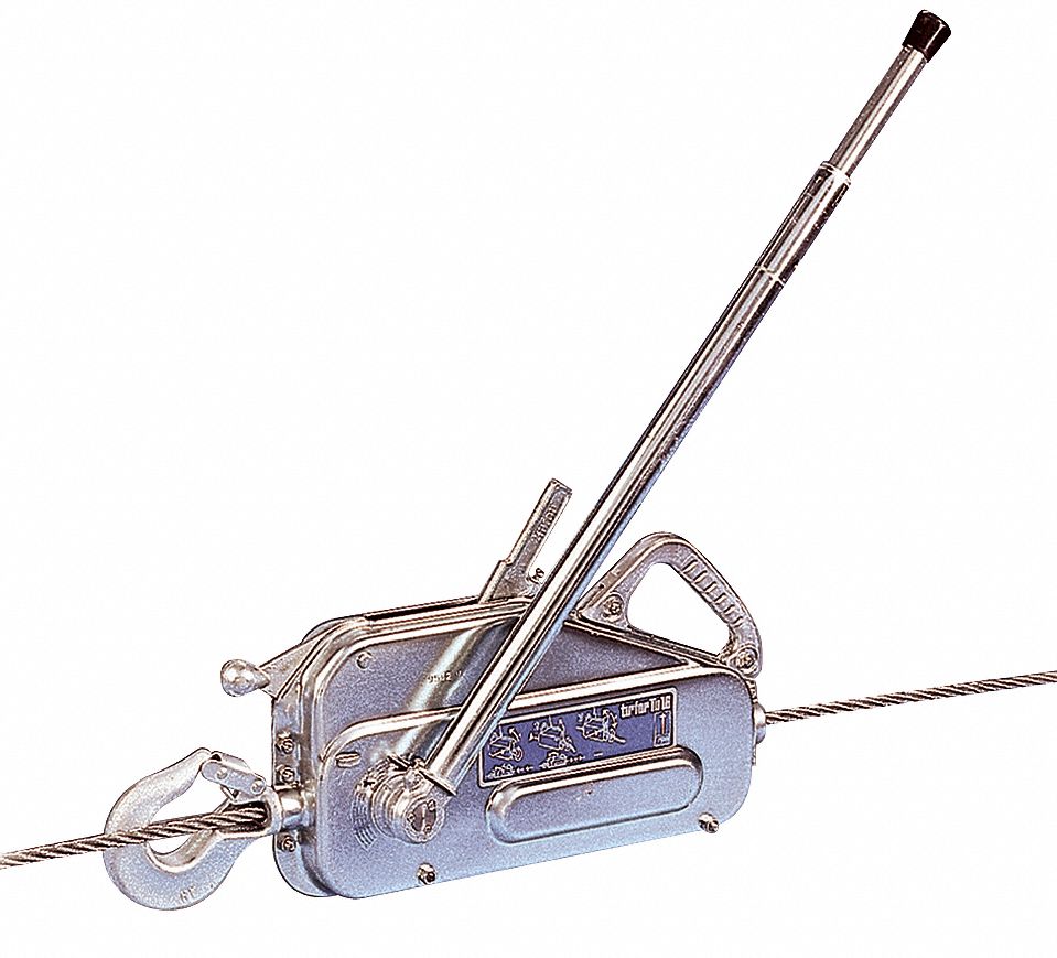 Manual Wire Hoist, 2 Ton, Lift Cap 4000Lb