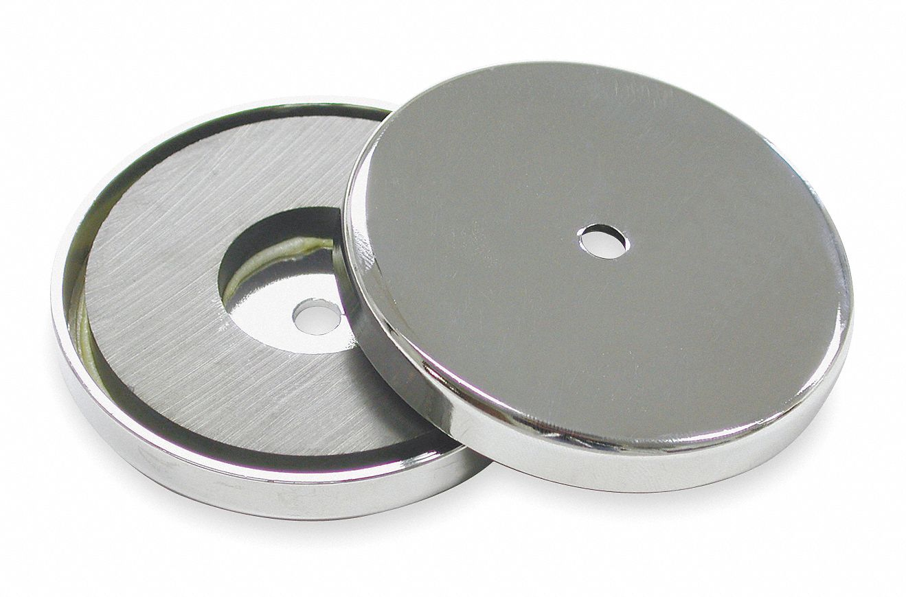 Round Base Ring Magnet, 3.200 In Dia