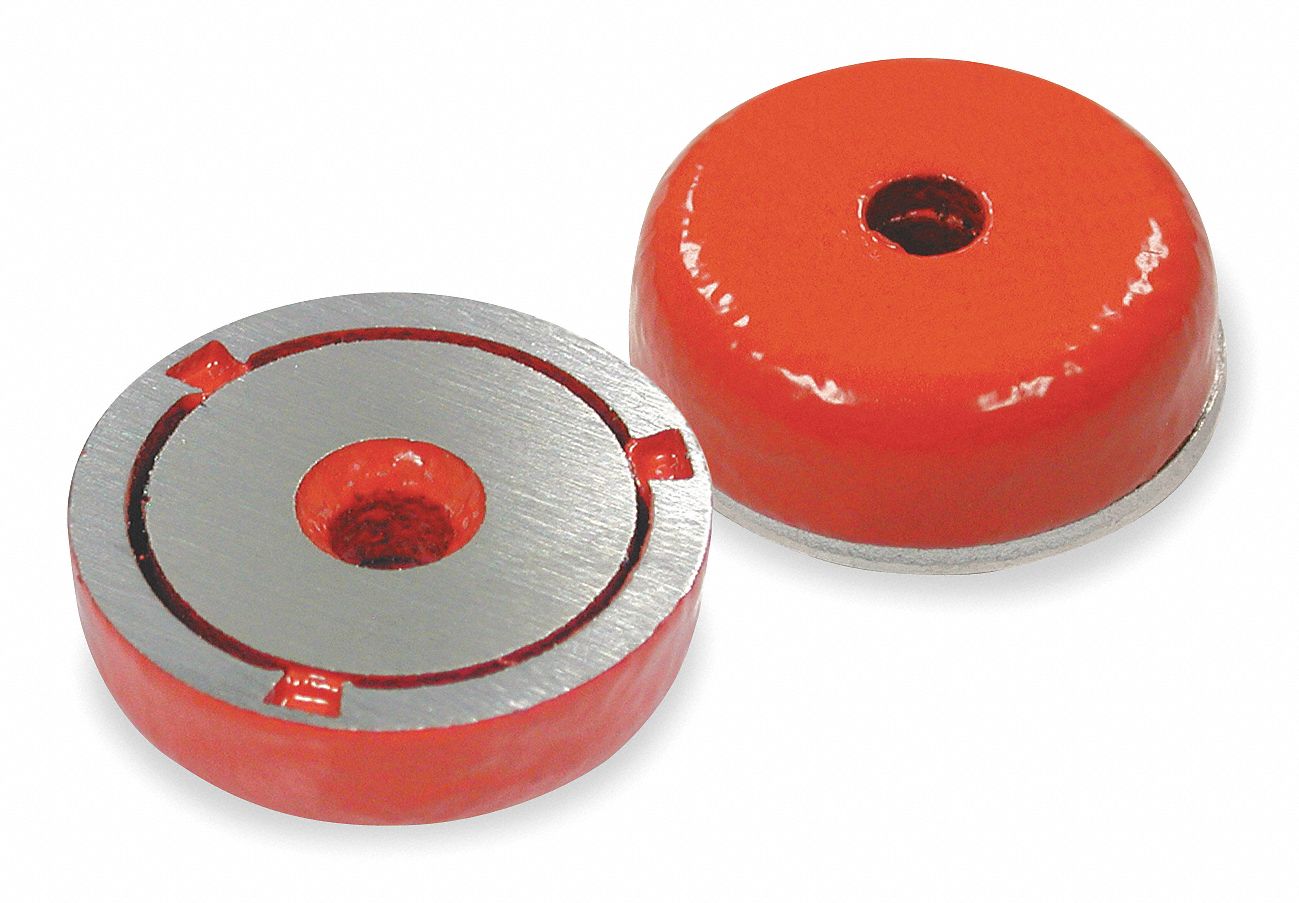 Shallow Pot Magnet Assembly, 1.500 In Dia