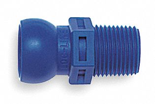 BSPT Connector, 3/8 In , PK4