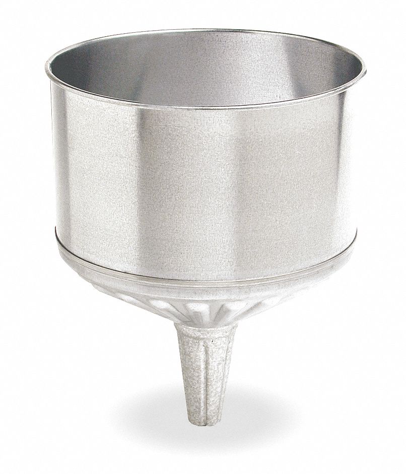 Funnel, Steel, 8 Qt