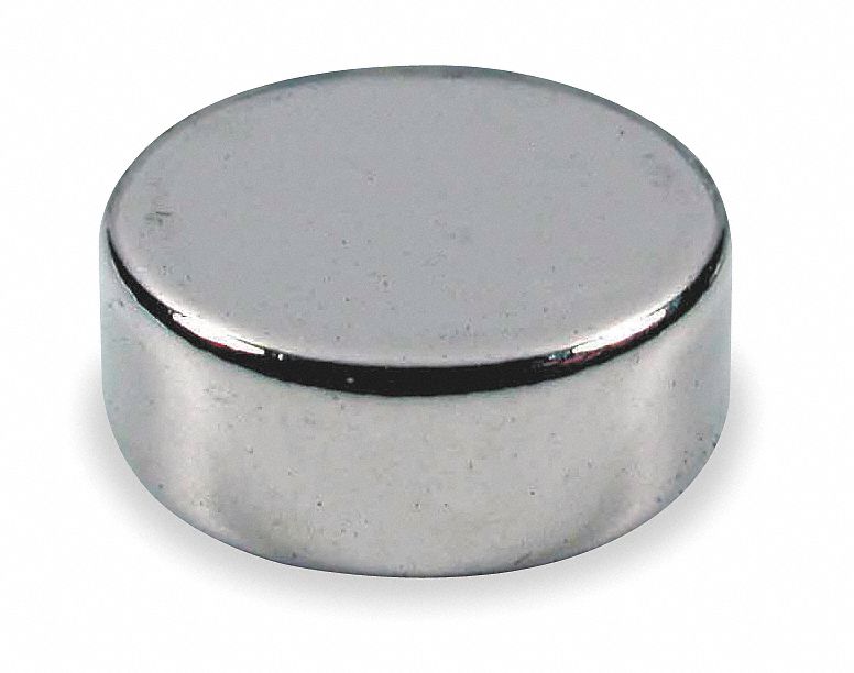 Disc Magnet, Rare Earth, 15.0 Lb, 0.875 In
