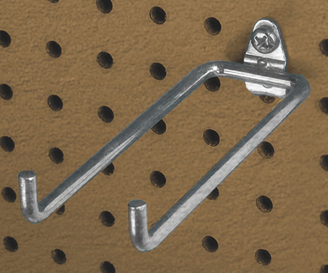 Double Rod Pegboard Hook, Pk5