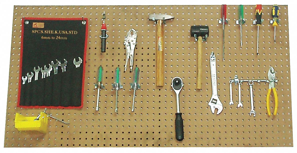 Round Hole Pegboard, Pk2