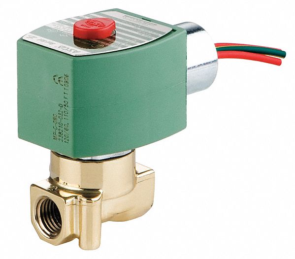 Solenoid Valve, Cryogenic, 2 Way, NC, 1/4In