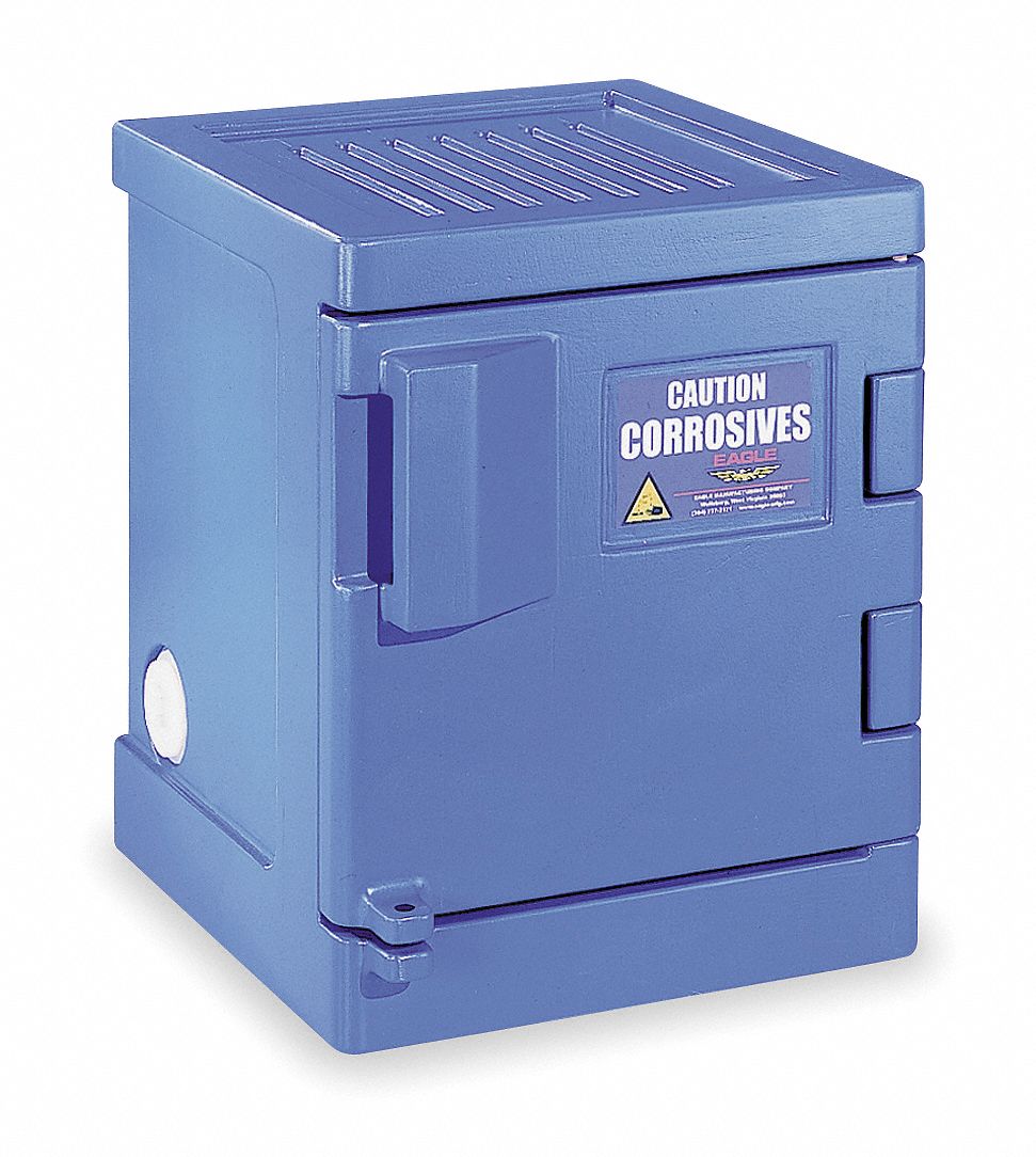 Corrosive Safety Cabinet, 22 In. H, 4 gal.