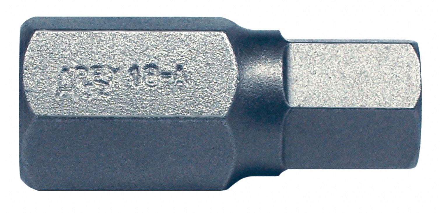 Insert Bit, Hex, 7/16 In. Shank, 7/8 In. L