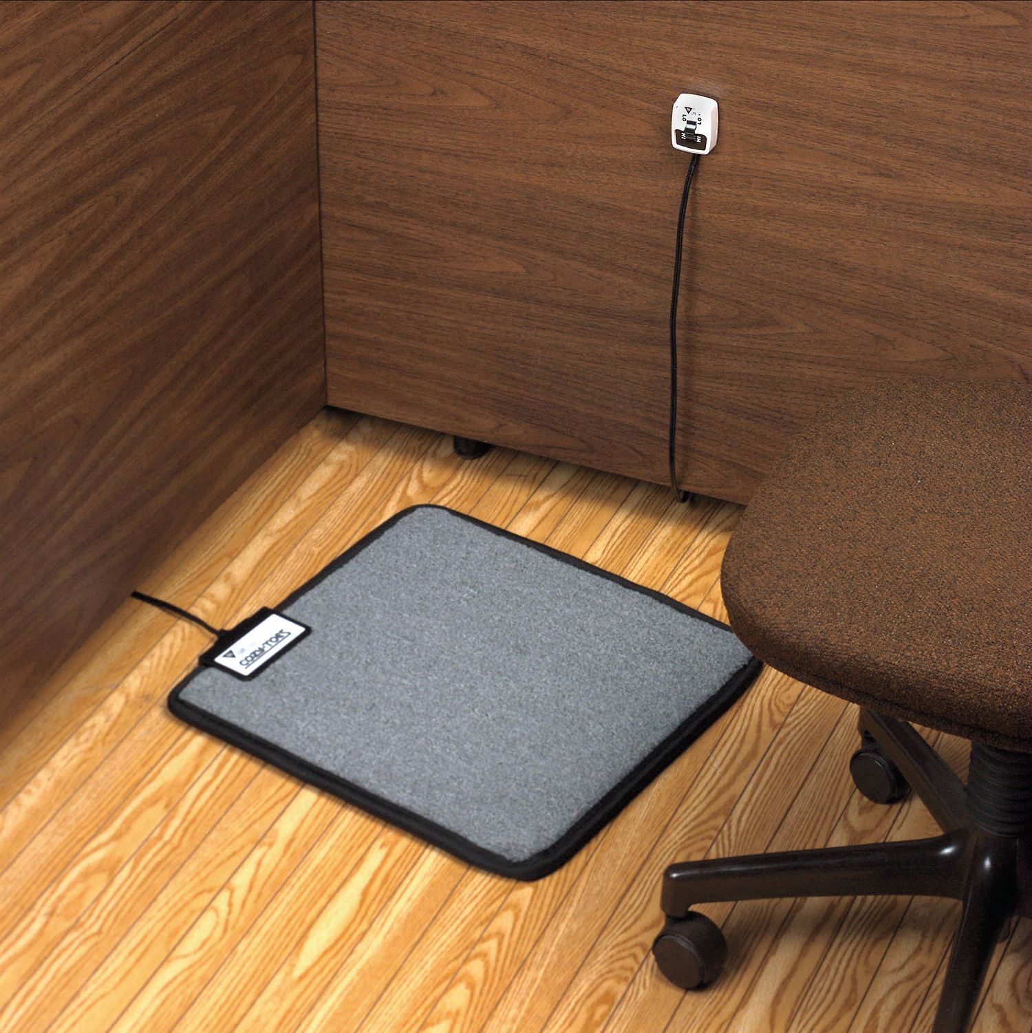 Electric Carpeted Foot Warmer, 120V, 75W