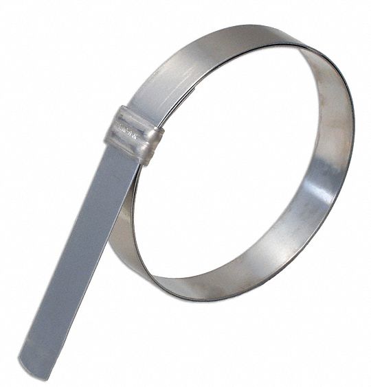 Hose Clamp, SS, Min.Dia. 1 In., PK16