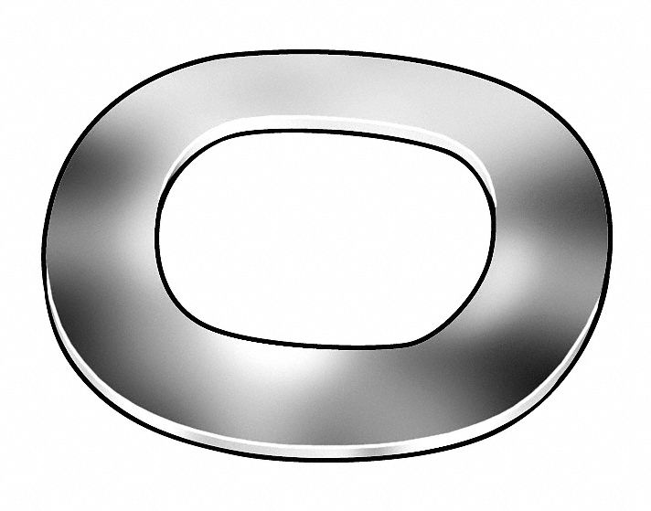 Wave Washer, 5/8, Pk 50