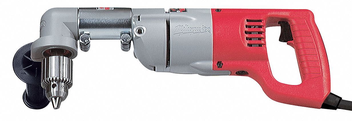Right Angle Drill, 1/2 In, 355/500/750 RPM