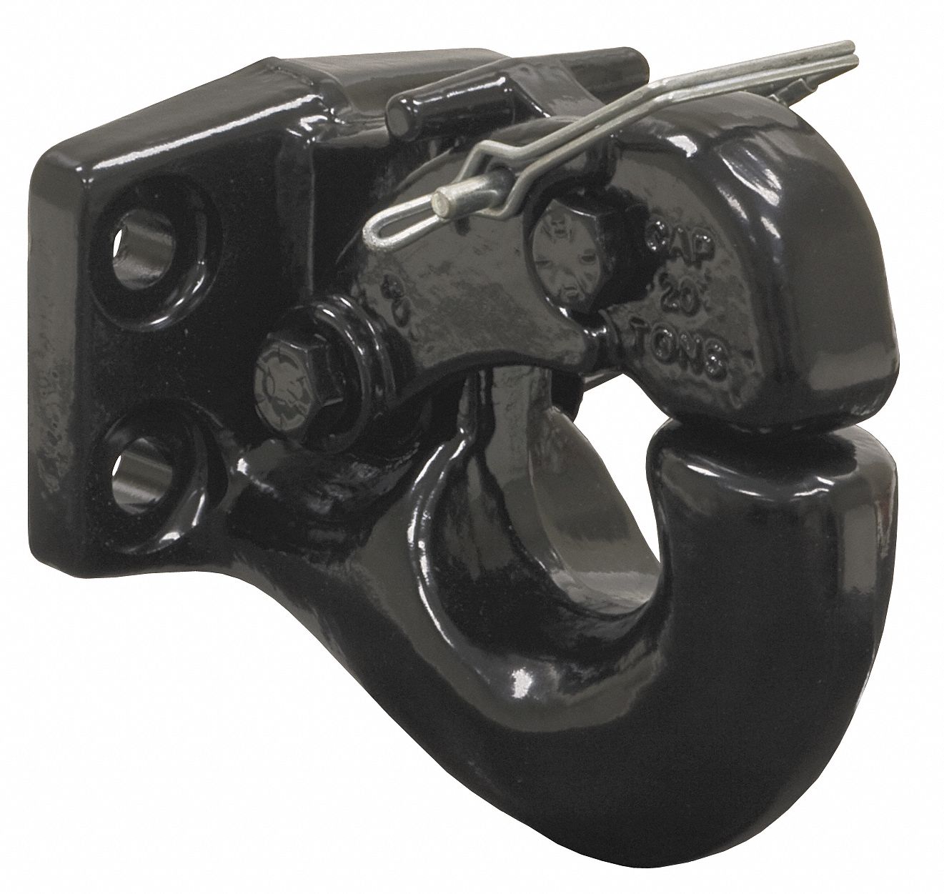 Pintle Hook, w/Mounting Kit, 20 Ton