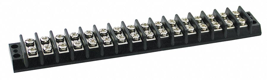 Terminal Strip, 16 Pole, 20A, .437 Spacing