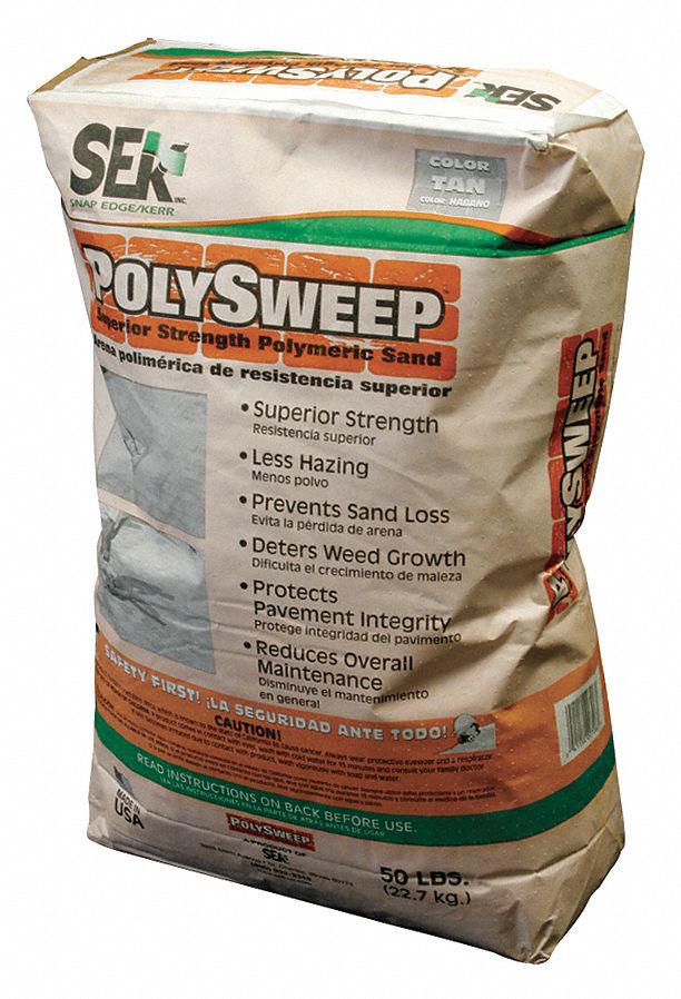 Polymeric Joint Sand, Tan, 50 Lbs., Pk 8