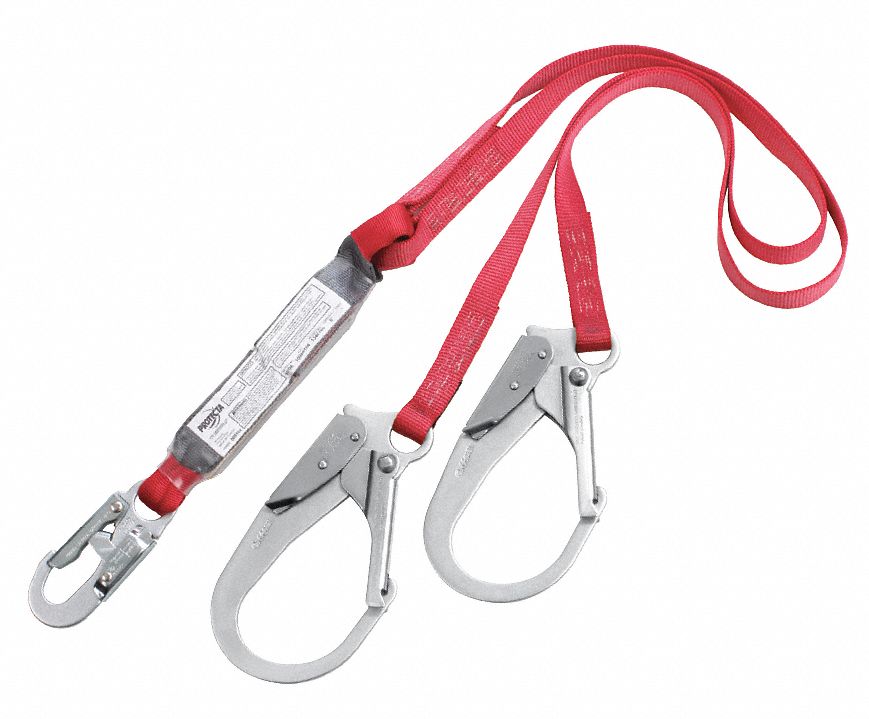 Lanyard, 2 Leg, Polyester, Red
