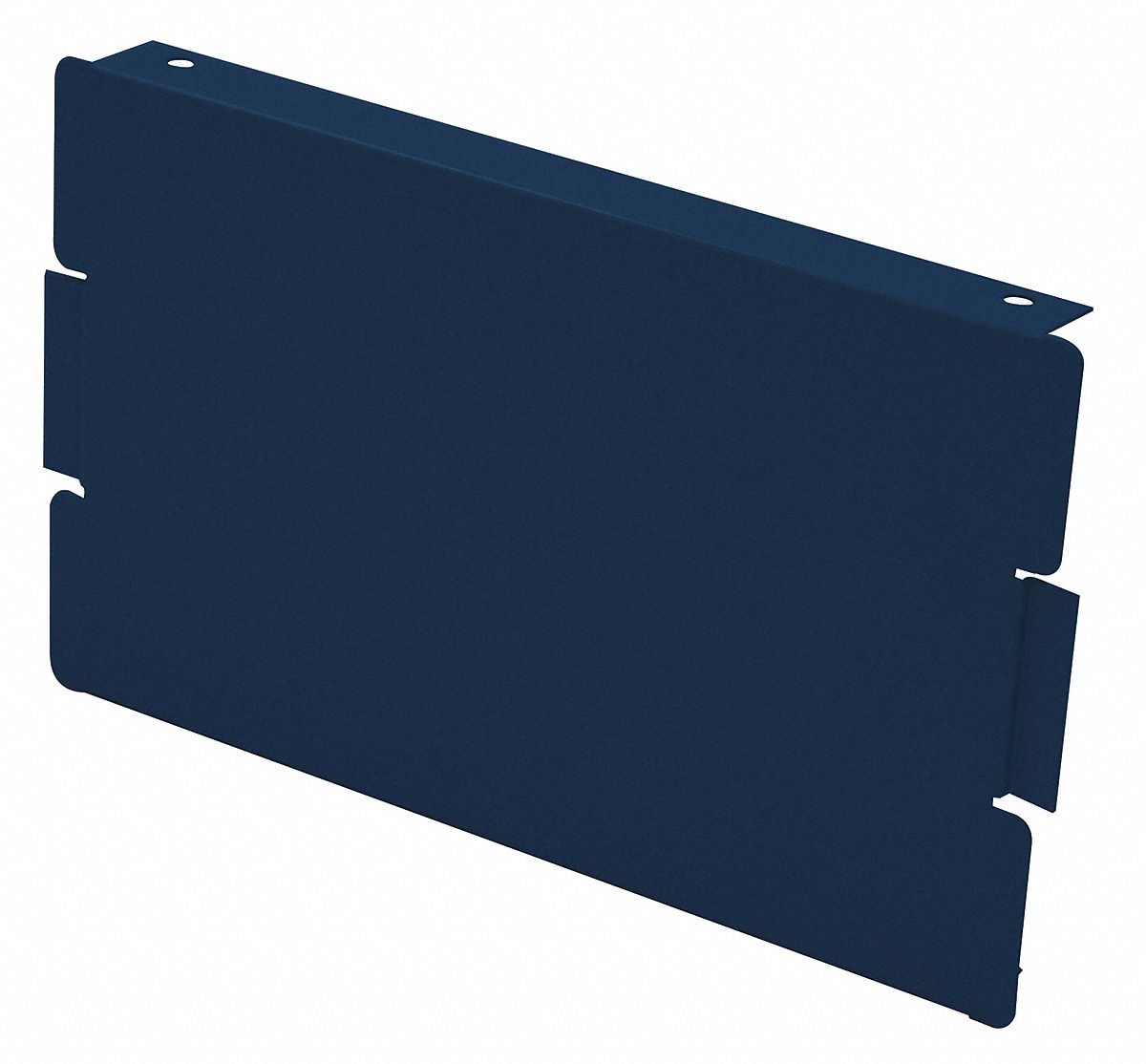 Locker End Base, D 12 In, H 6 In, Blue, PK2