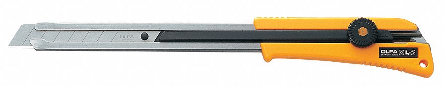 Snap-Off Utility Knife, Ext Length, 18mm