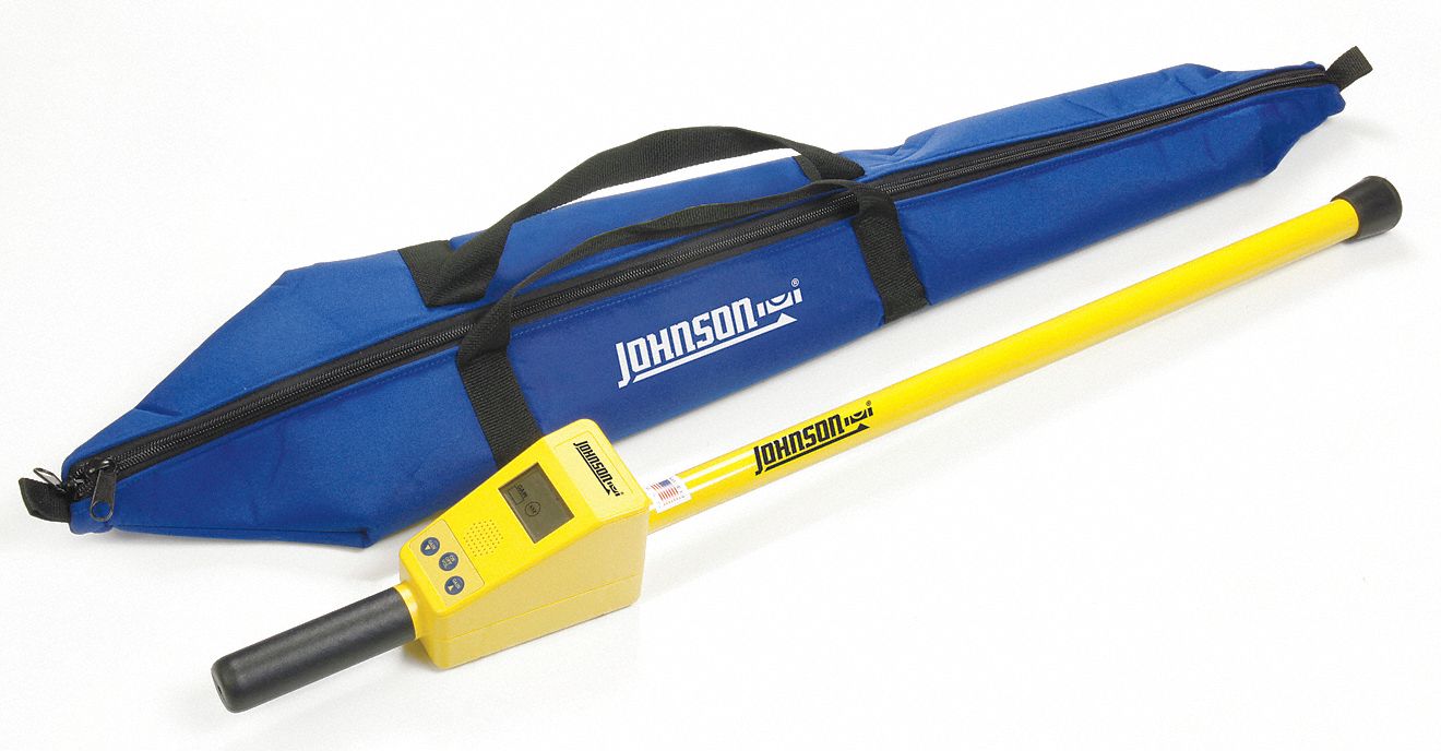 Magnetic Locator, Metal, 39 L, 10 ft D, LCD