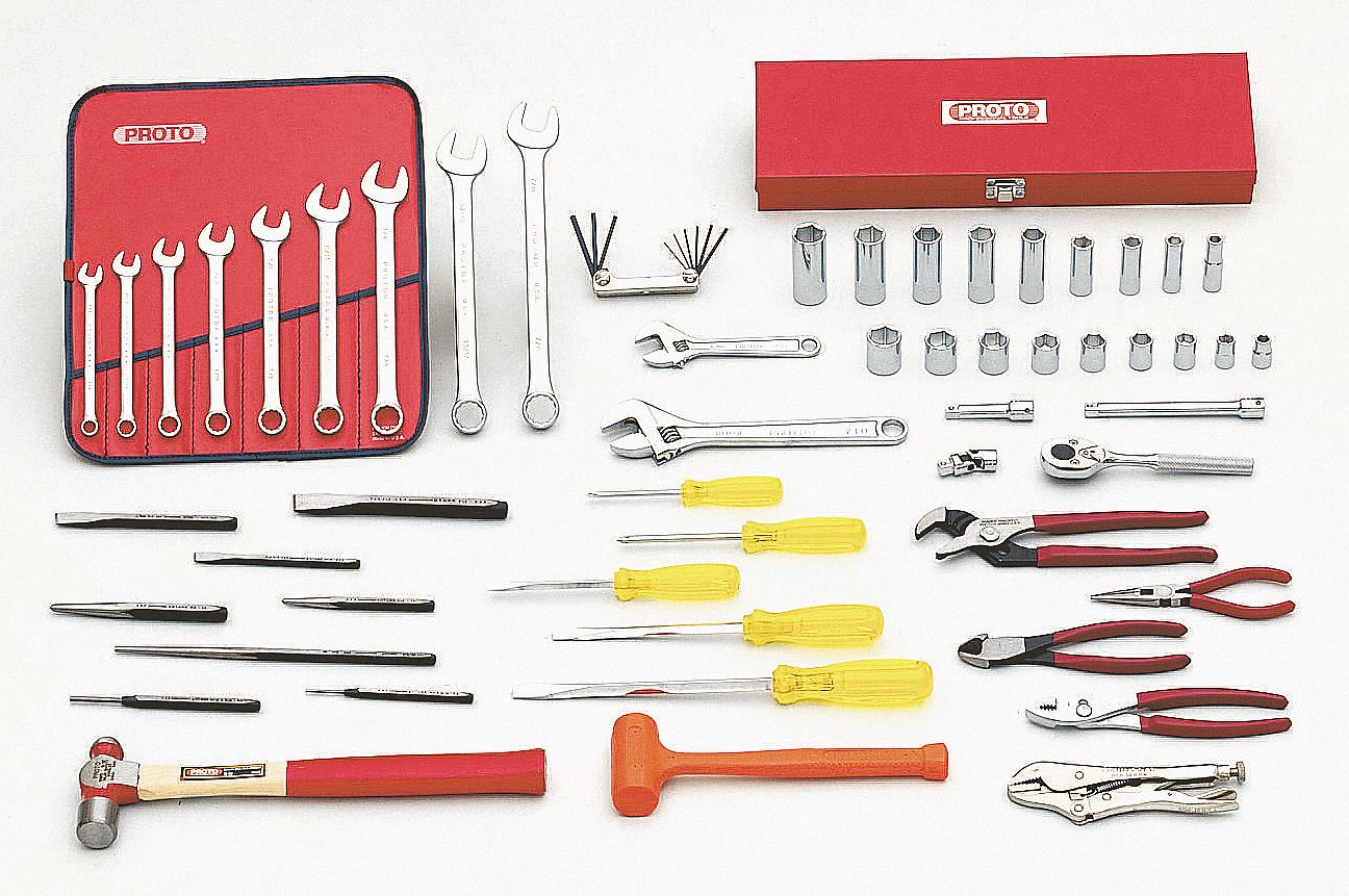 Tool Set w/Box, 62 PC