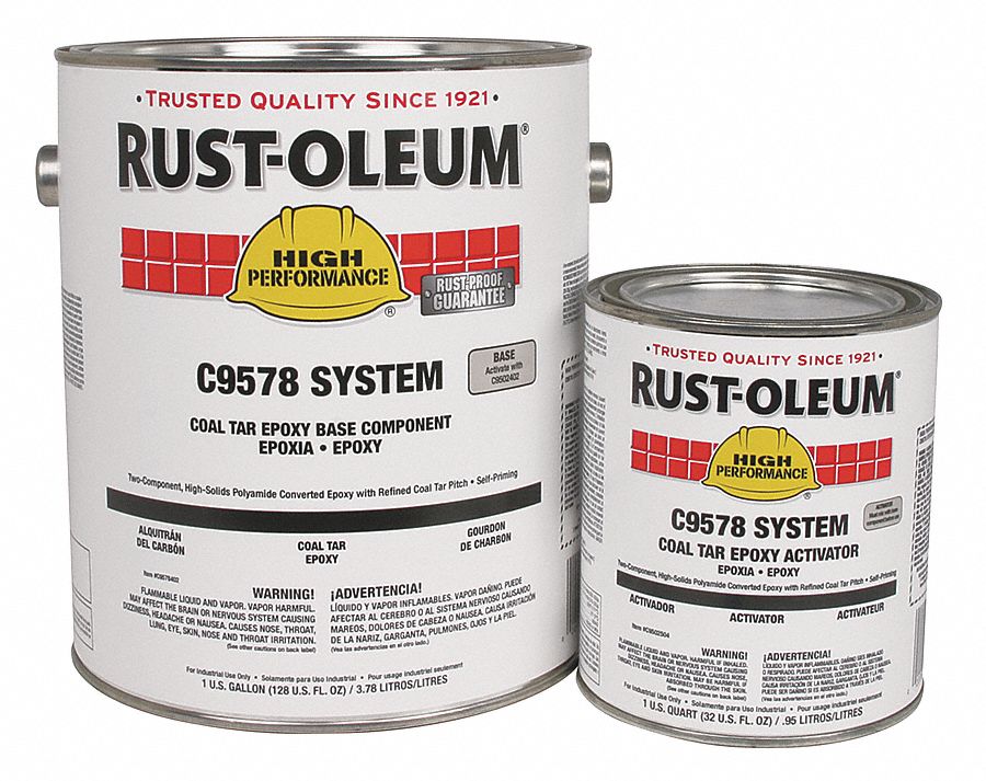 Activator/Finish Kit, Blck, Coal Tar Epoxy