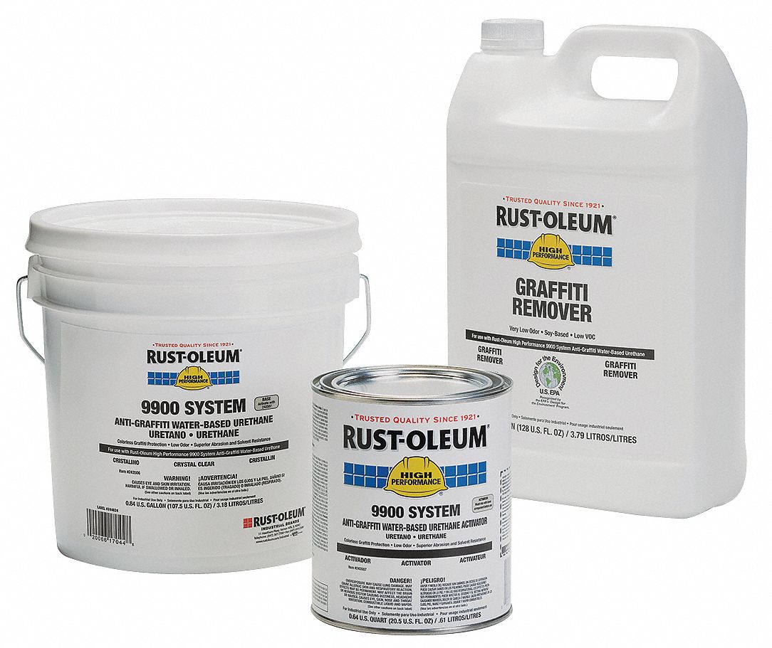 Anti Graffiti Activato/Finish Kit, Clear