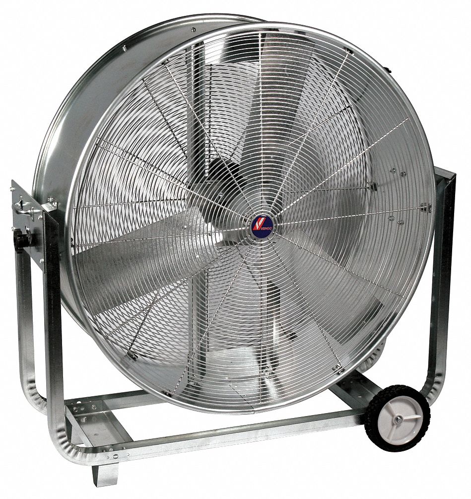 Air Circulator, 48 In, 19, 500 cfm, 115V