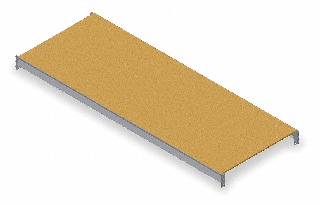 Shelf, Gray, 8 Ft Width