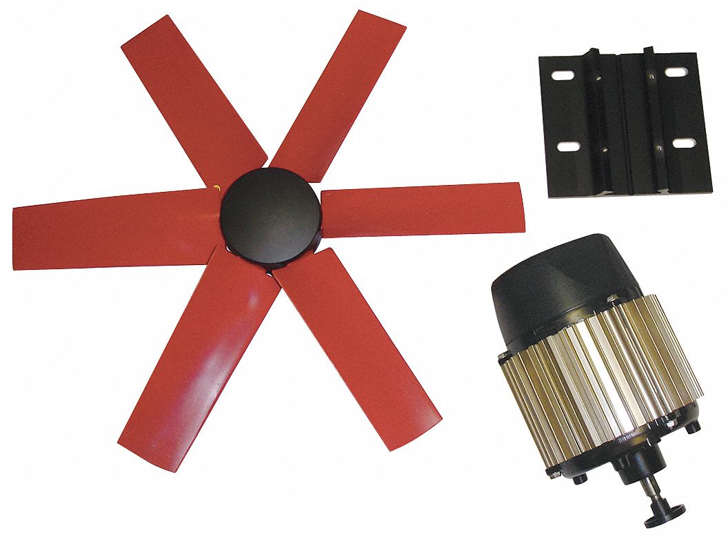 Exhaust Fan Kit, 16 In Dia, 2500 CFM, 460 V