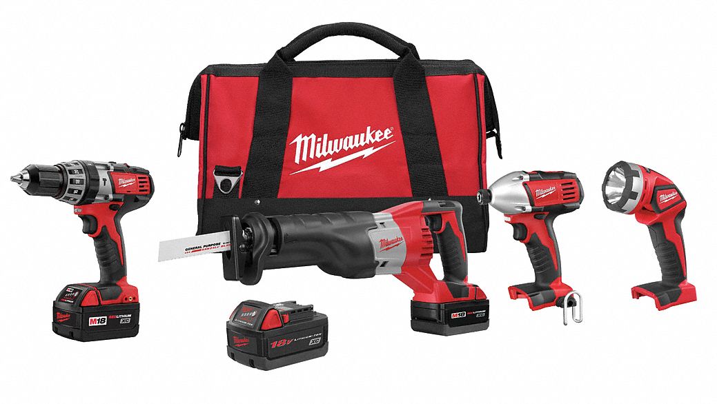 Cordless Combination Kit, 18.0V