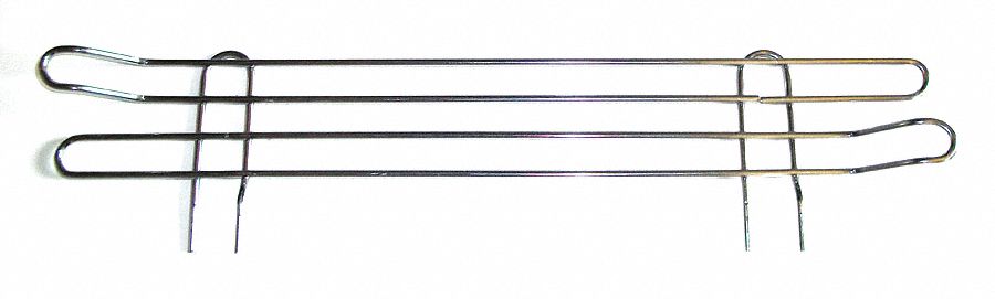 Shelf Side Rail, 63X72X24 , Chrome Plated