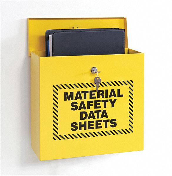 Outdoor MSDS Cabinet, 5-3/4 In. D