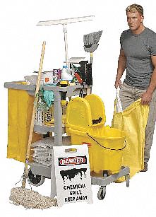 Spill Kit, Spill Kart, 16 gal., Universal