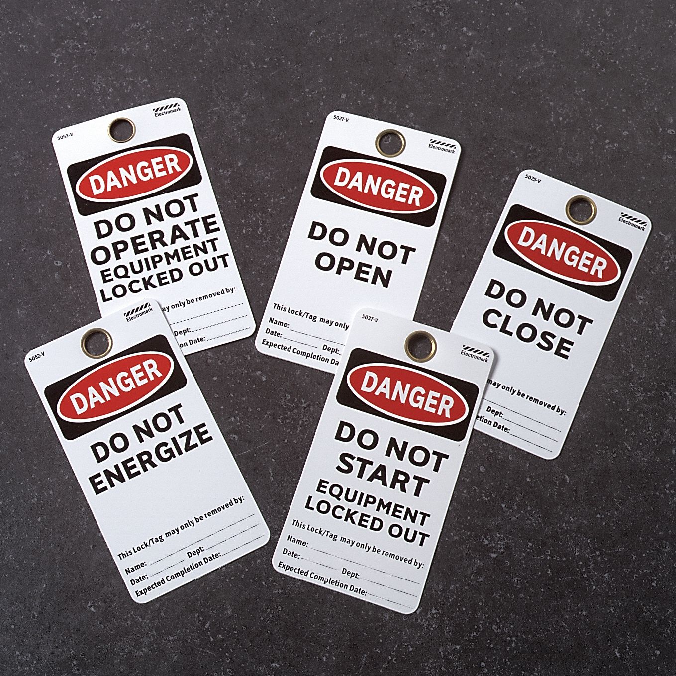 Danger Tag, 5-3/4 x 3 In, Cardstock, PK25