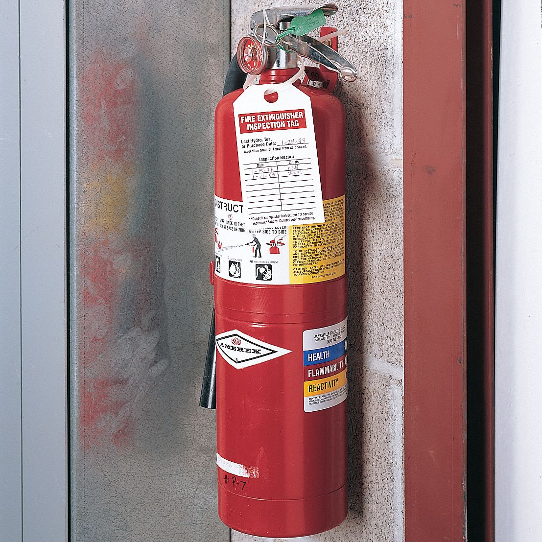 Tag, Fire Extinguisher, Al, 25 PK