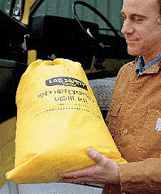 Spill Kit, 6 gal., Oil Only, Vinyl Bag